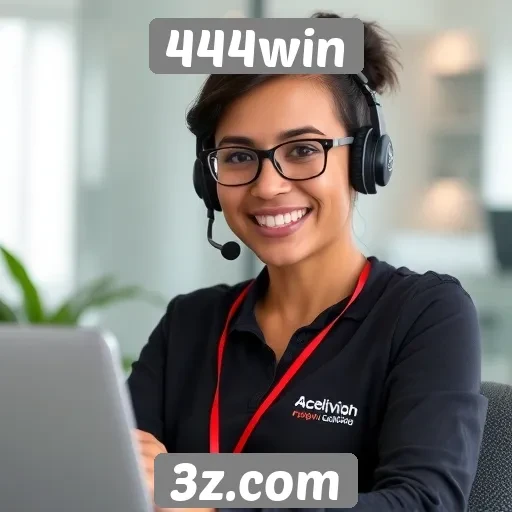 Acessibilidade e suporte ao cliente no 444win