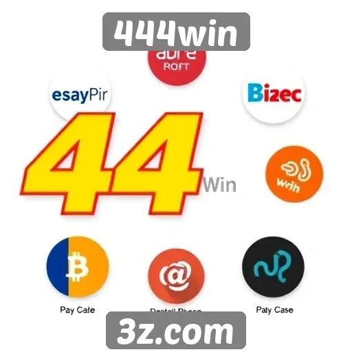 Comparação das opções de pagamento no 444win